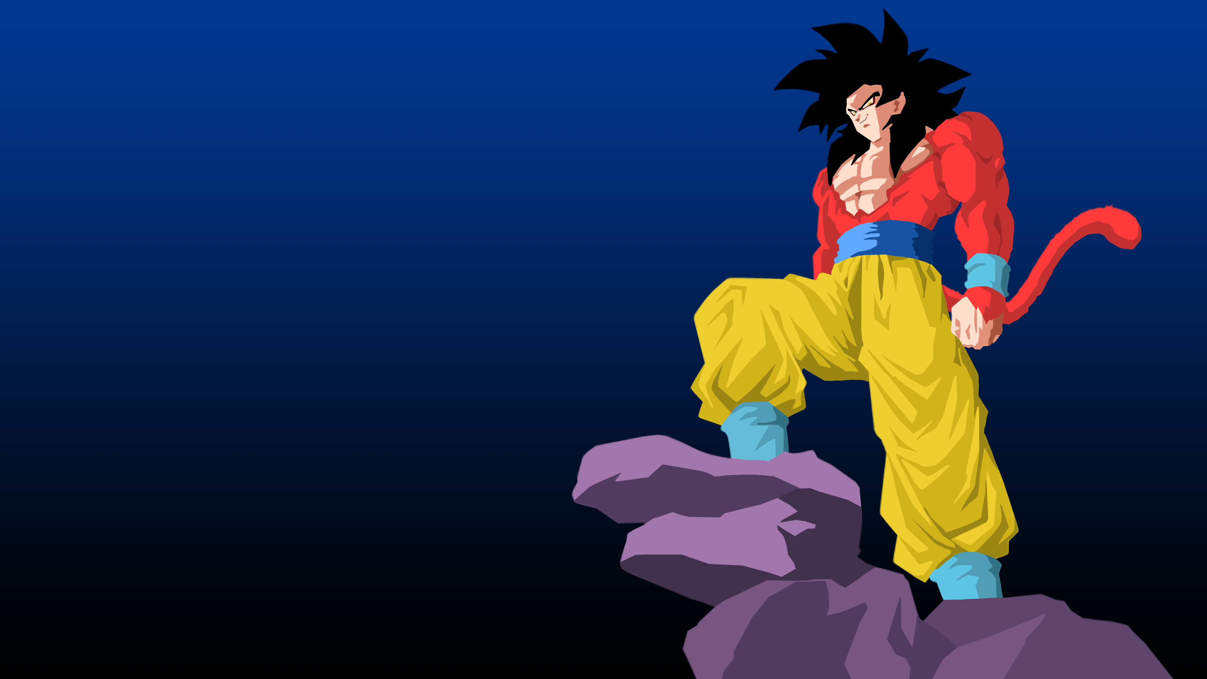 3840x2160 Just finished this SSJ4 Goku 4K wallpaper. I think it came out pretty okay