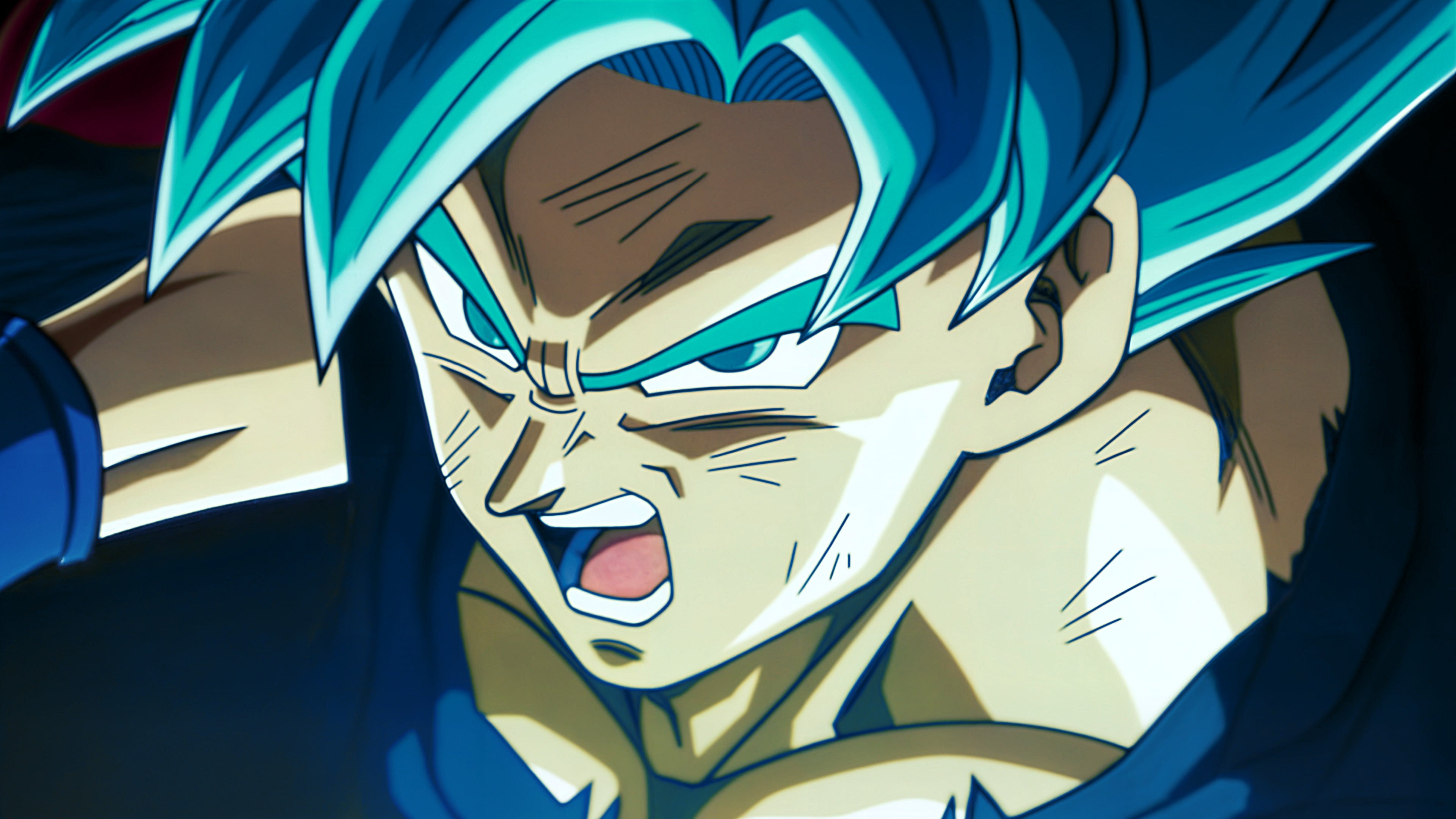 3840x2160 Goku Super Saiyan Blue Anime Wallpaper 4K for Desktop