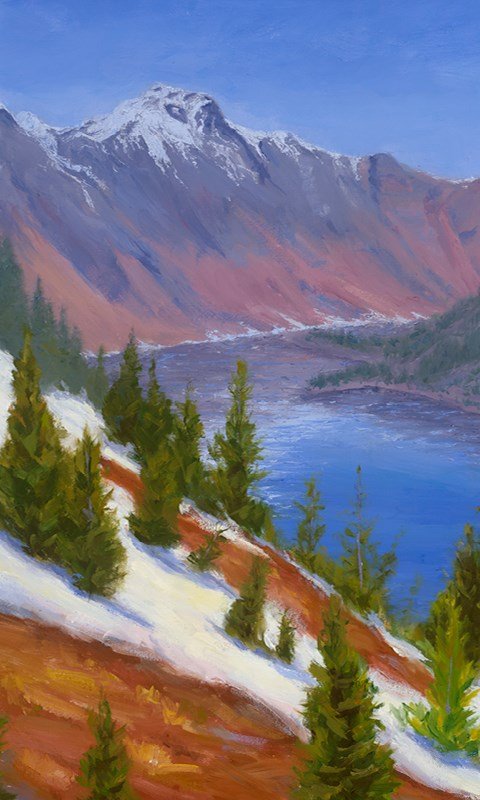 480x800 Artist Wallpaper Lake Science and Learning Center (U.S. National Park Service)