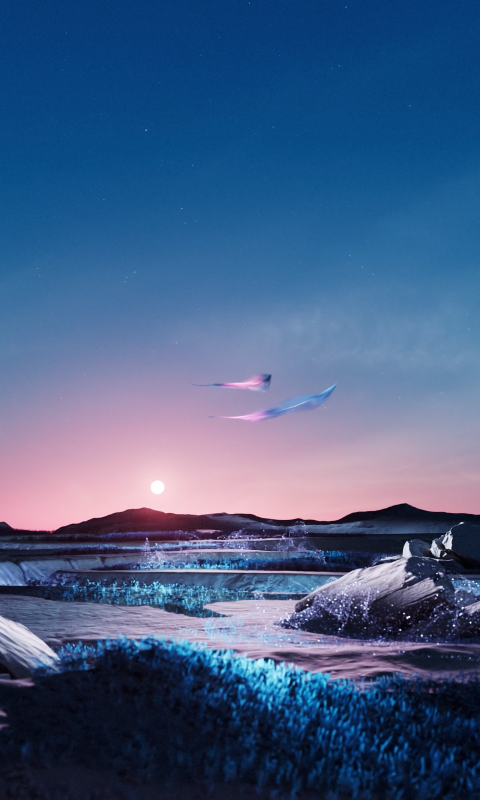 480x800 Artificial Wallpaper 4K, Scenery, Surreal, Digital Art