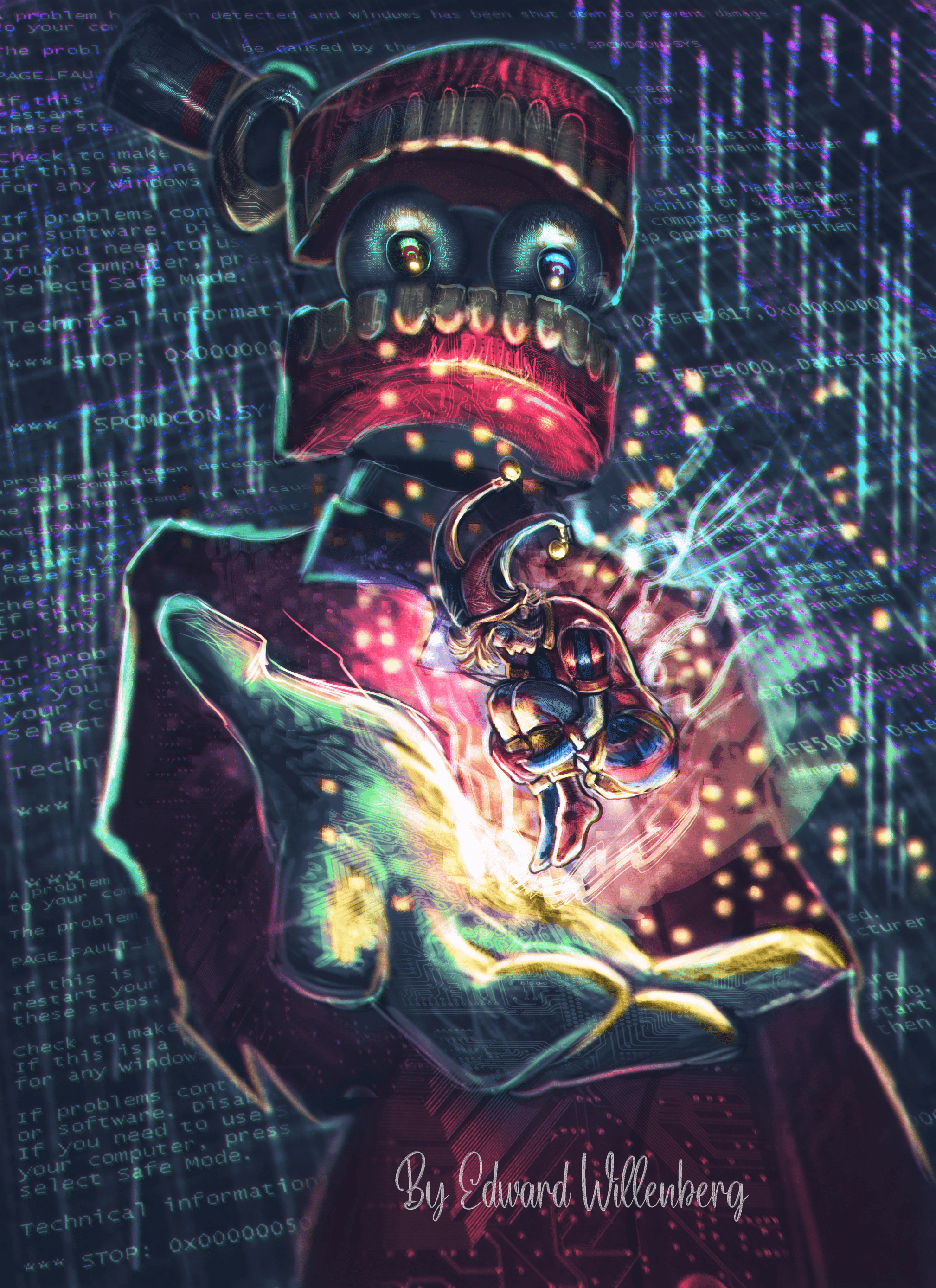 2018x2777 Caine fan art (OC)