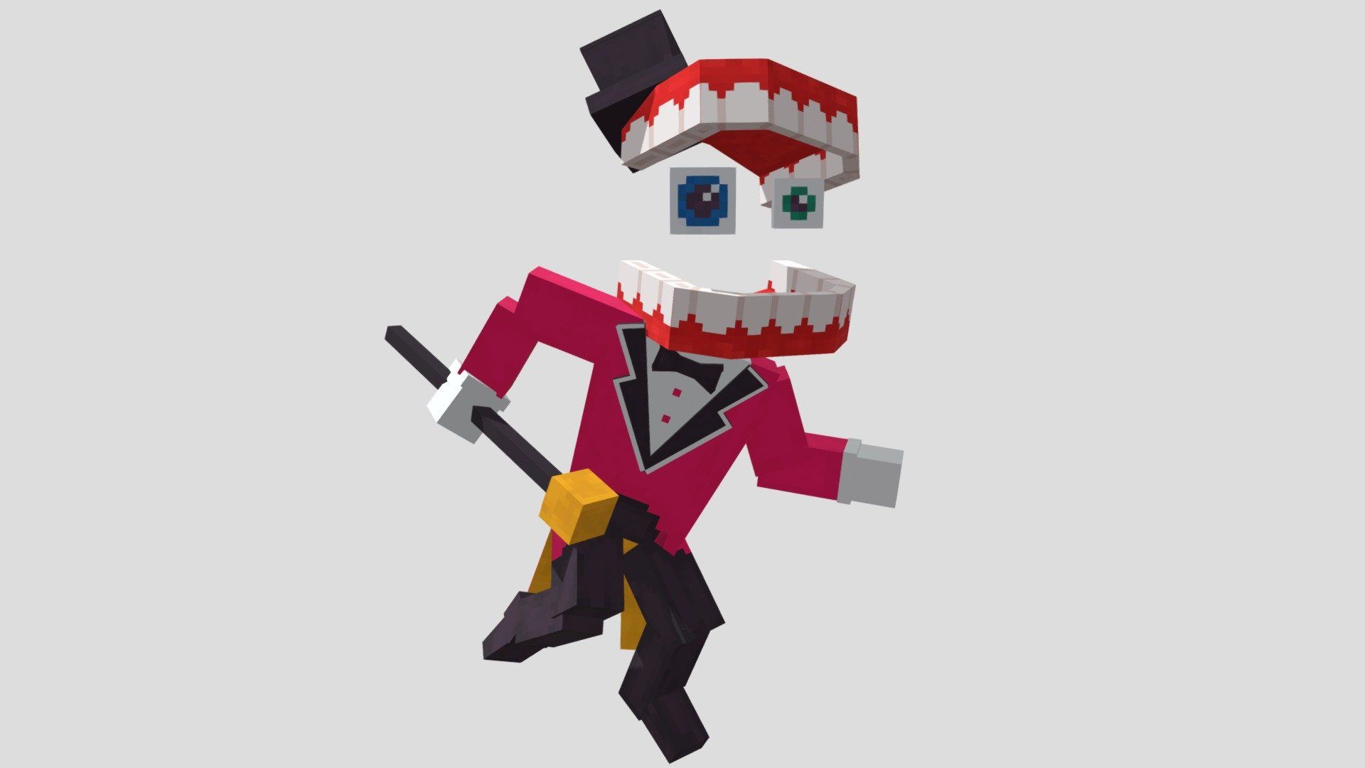 1920x1080 Caine (The Amazing Digital Circus) Free 3D model by lismak1987 [5b5d3b7]