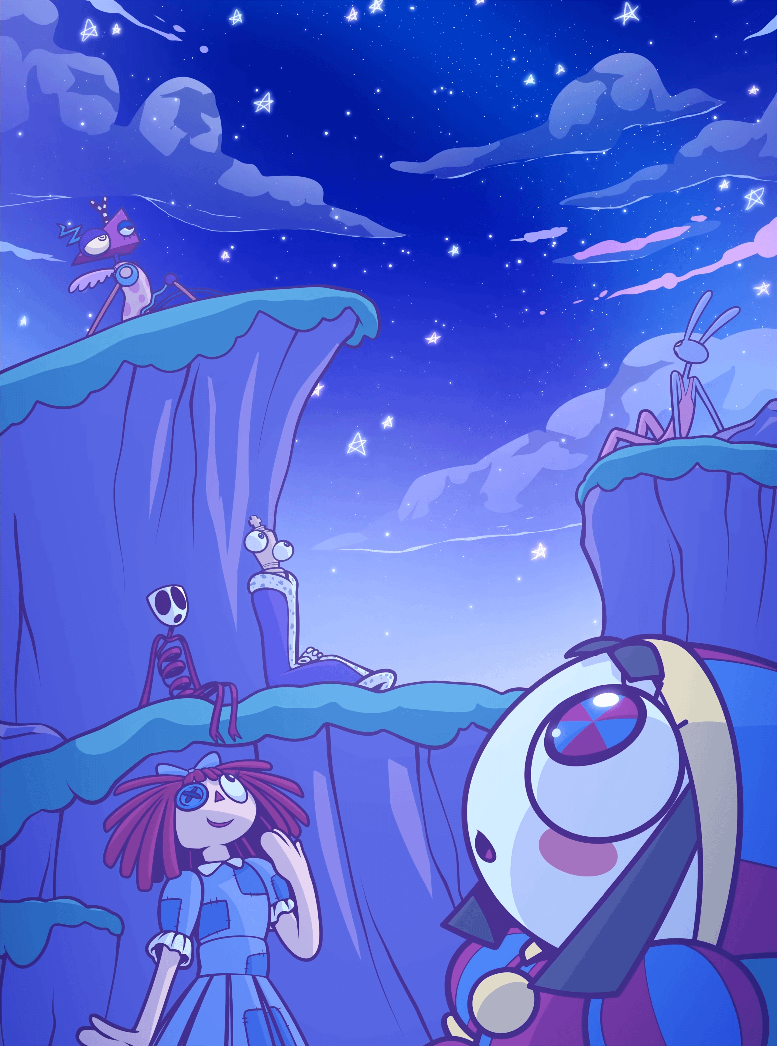 2558x3442 Does any one have phone wallpaper that have to do with the stargazing scene in episode 5?