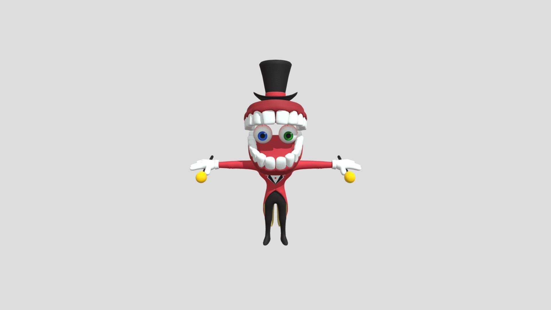 1920x1080 Caine (The Amazing Digital Circus) Free 3D model by Guilherme Navarro [4130183]