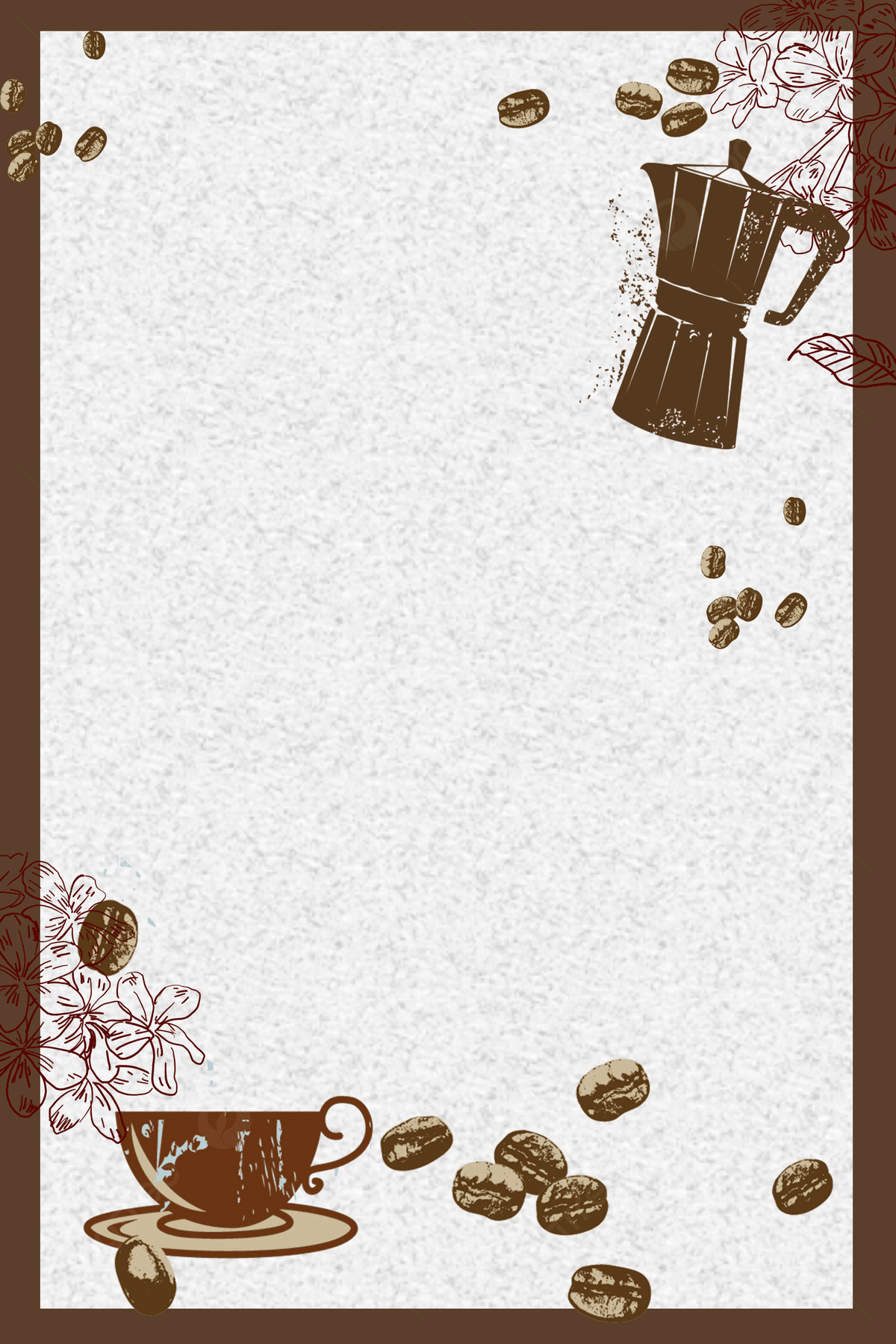 1200x1799 Creative Simple Afternoon Tea Coffee Background Wallpaper Image For Free Download