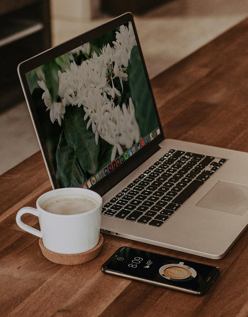790x1010 Coffee Themed Phone & Desktop Wallpaper