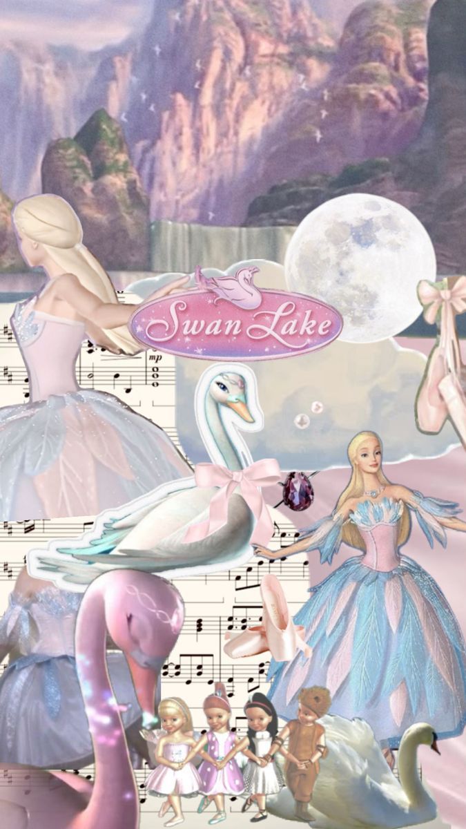 675x1200 Barbie swan lake, wallpaper, Barbie, swan