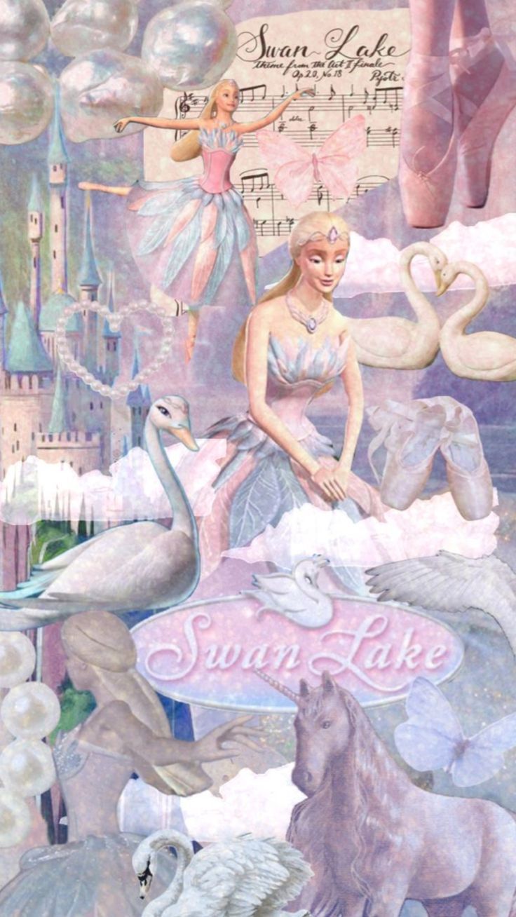 736x1308 Barbie of swan lake wallpaper. Aesthetic moodboard, Lockscreens, Collages