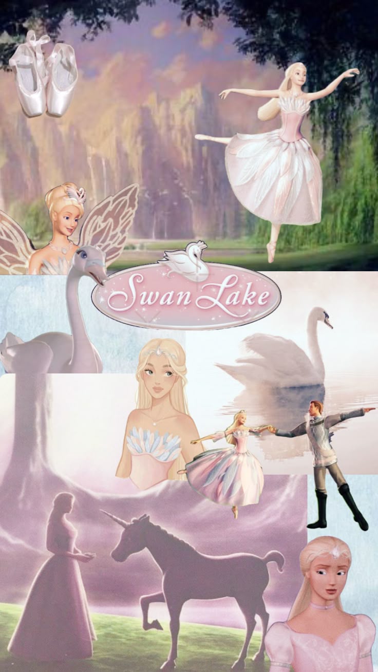 736x1308 Shuffles. Swan princess wallpaper, Barbie swan lake color palette, Barbie movies wallpaper