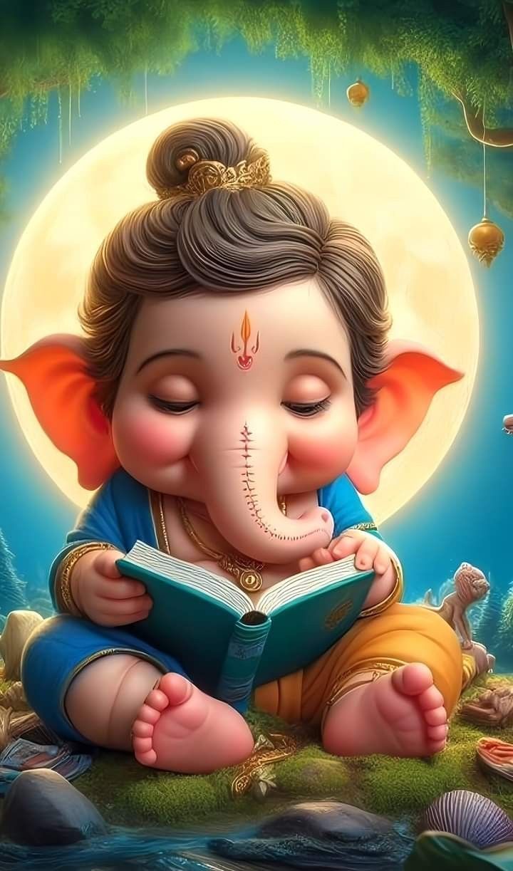 720x1223 Little ganesha. Ganapathi image, Ganesha cartoon wallpaper, Ganpati bappa morya