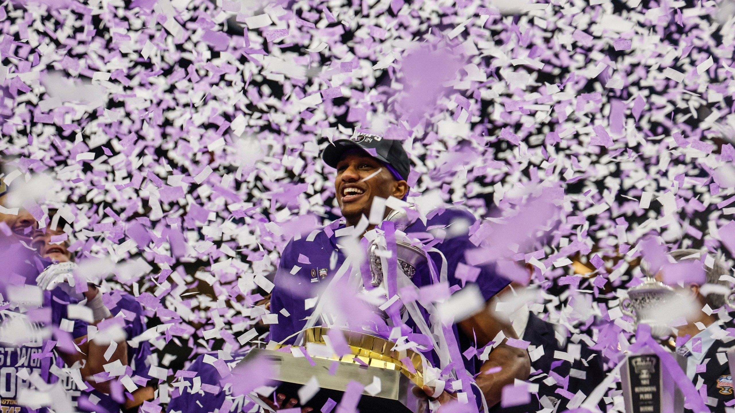 2560x1440 Michael Penix Jr. Leads No. 2 Washington To 37 31 Victory Over Texas And Spot In National Title Game