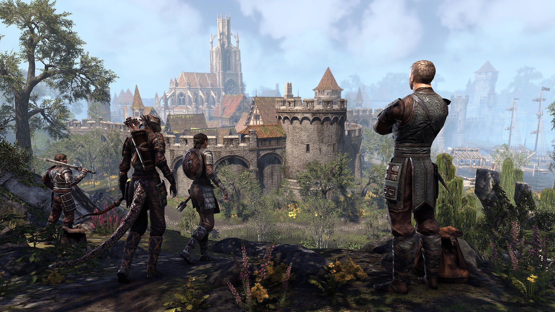 1920x1080 The Elder Scrolls Online Blackwood Castle Background HD The Elder Scrolls Online Wallpaper