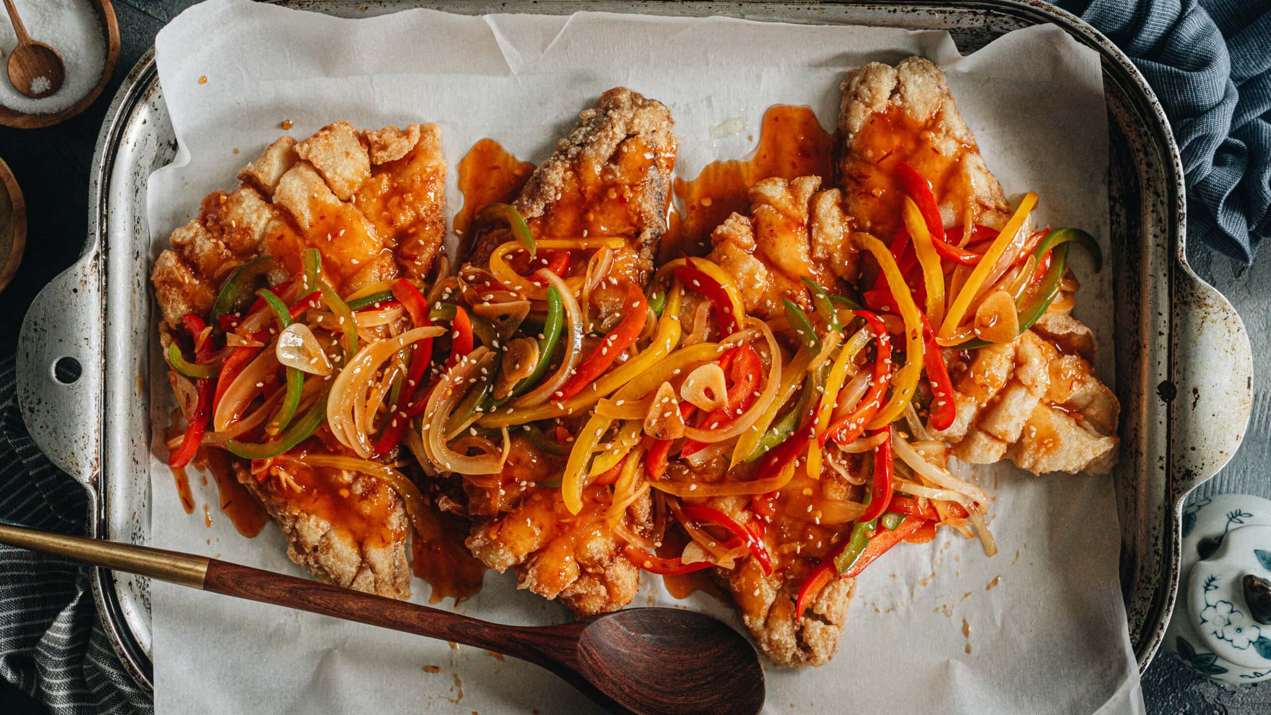 2560x1440 Sweet and Sour Mandarin Fish Recipe's Cookbook