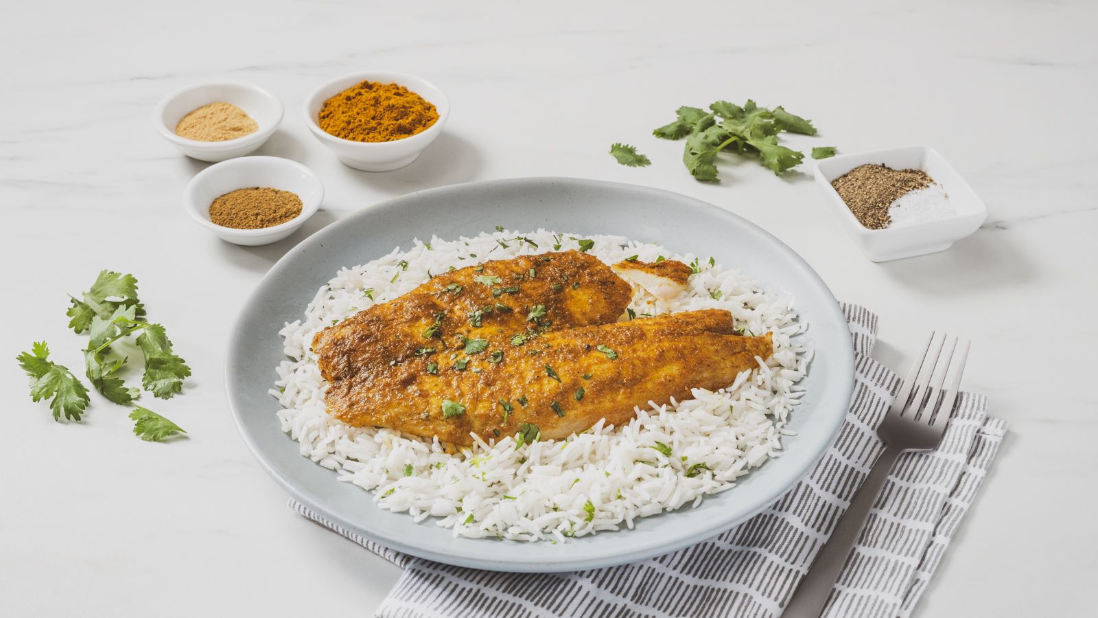 1600x900 Curried Baked Fish and Rice Recipe
