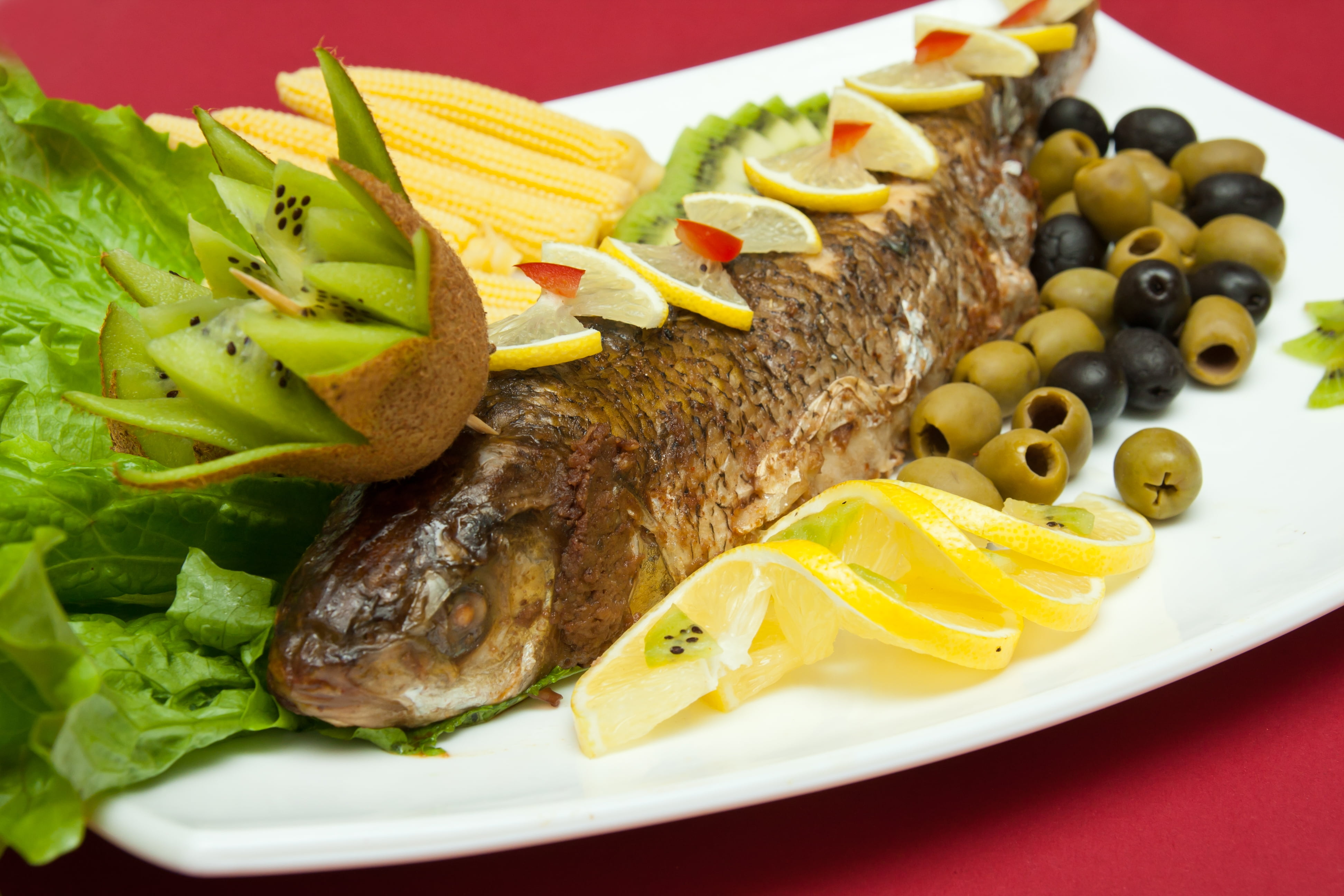 3888x2592 Cook flavor fish HD wallpaper