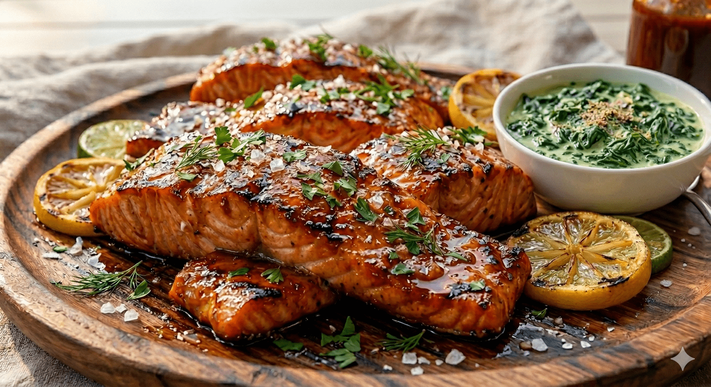 1408x768 Baked BBQ Salmon