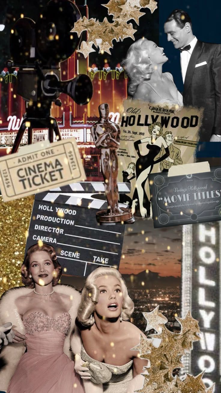 736x1308 Check out veronicamilko's Shuffles #aesthetic #vintage #collage #hollywood #moodboard. Old hollywood aesthetic background, Hollywood aesthetic