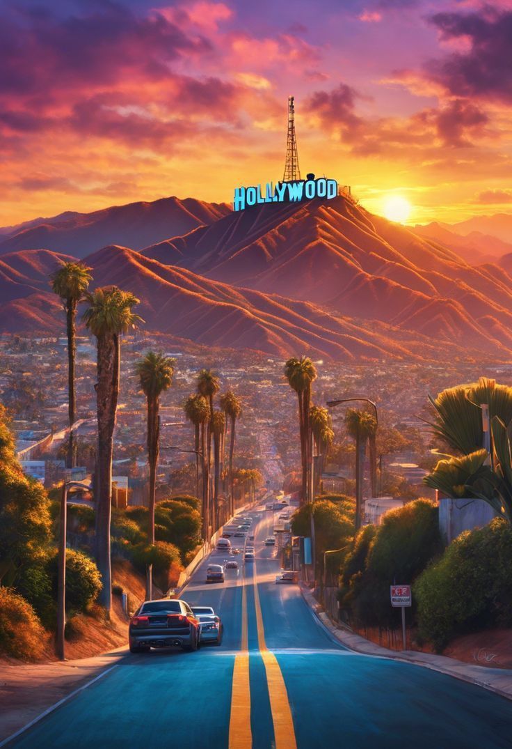 736x1075 Hollywood Sign Graffiti. Hollywood sign, Hollywood art, Hollywood aesthetic. Hollywood view, Hollywood background, Hollywood sign digital art