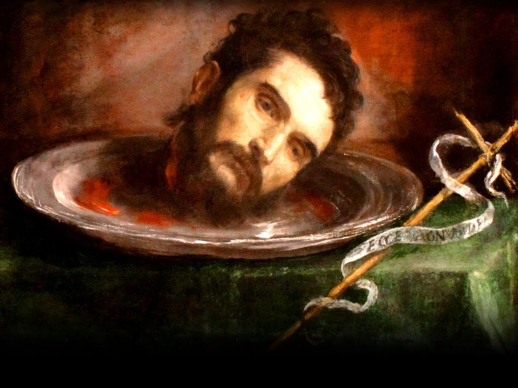 1024x768 Holy Mass Image.: The Passion Beheading Of Saint John The Baptist