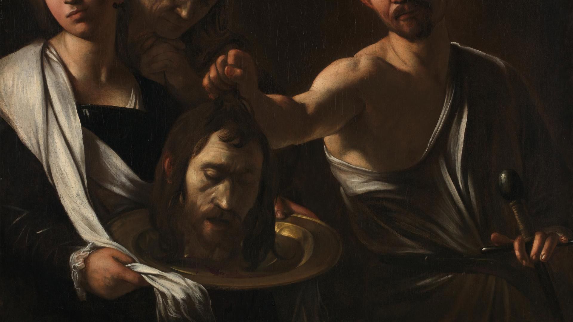 1920x1080 Michelangelo Merisi da Caravaggio. Salome receives the Head of John the Baptist. NG6389. National Gallery, London