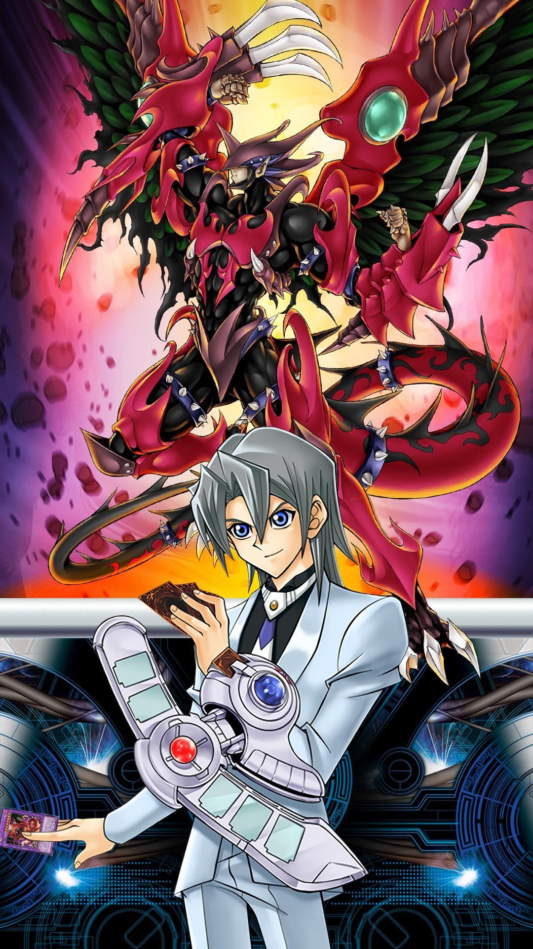 1080x1920 Aster and Destiny Hero Destroyer Phoenix Enforcer Wallpaper