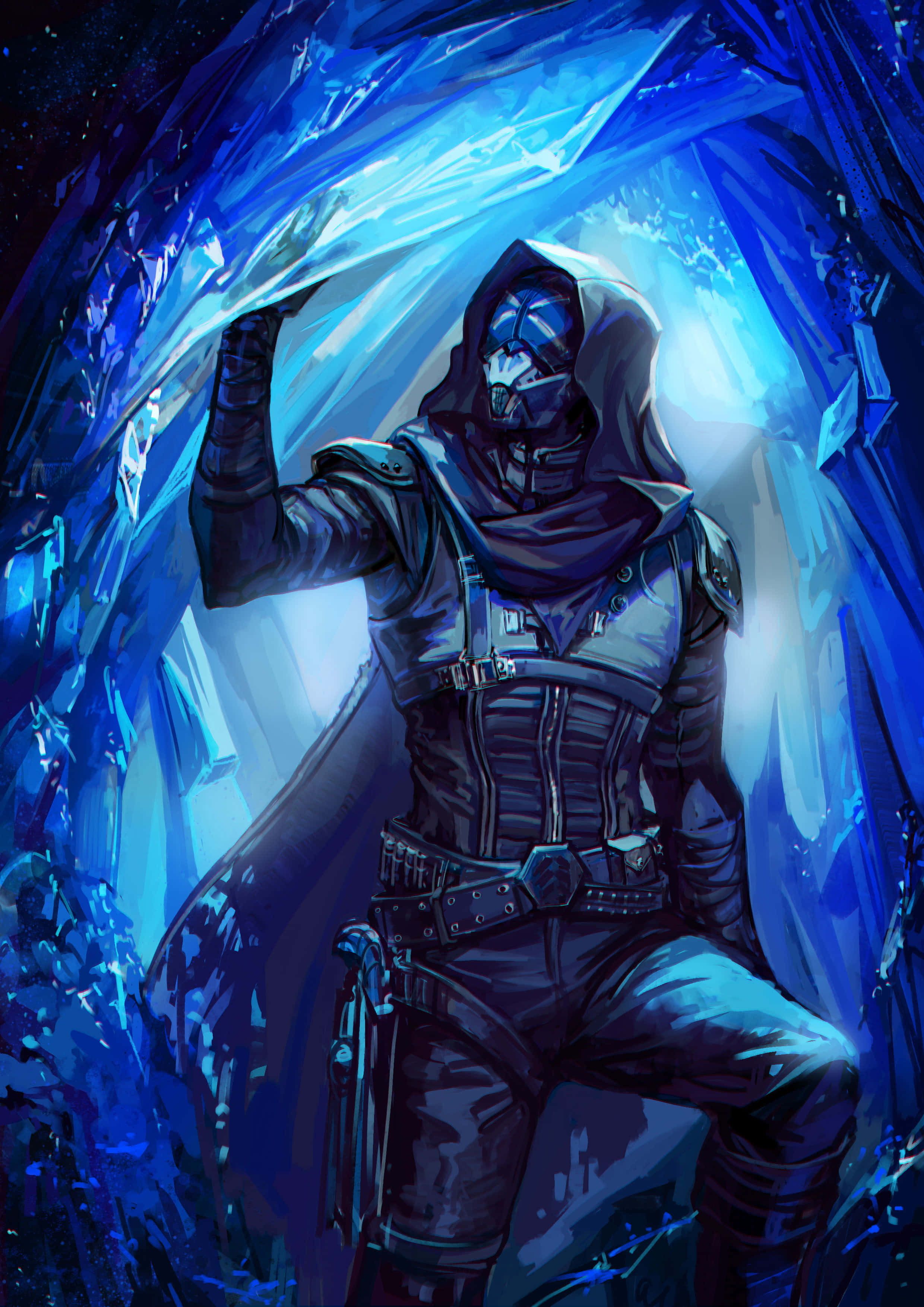 2480x3508 Download Dive Into the Action of Destiny 2 on Your Phone Wallpaper