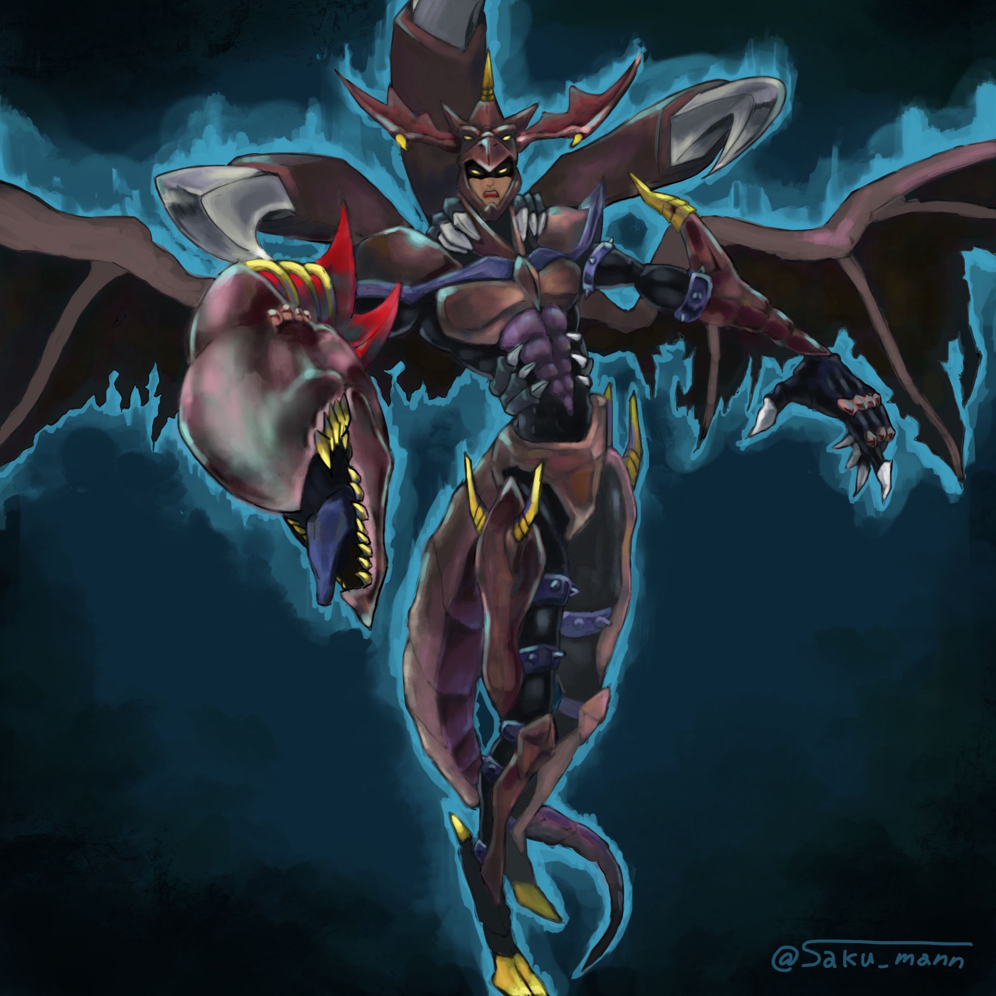 2048x2048 Destiny HERO Gi Oh! GX By Saku Mann Anime Image Board