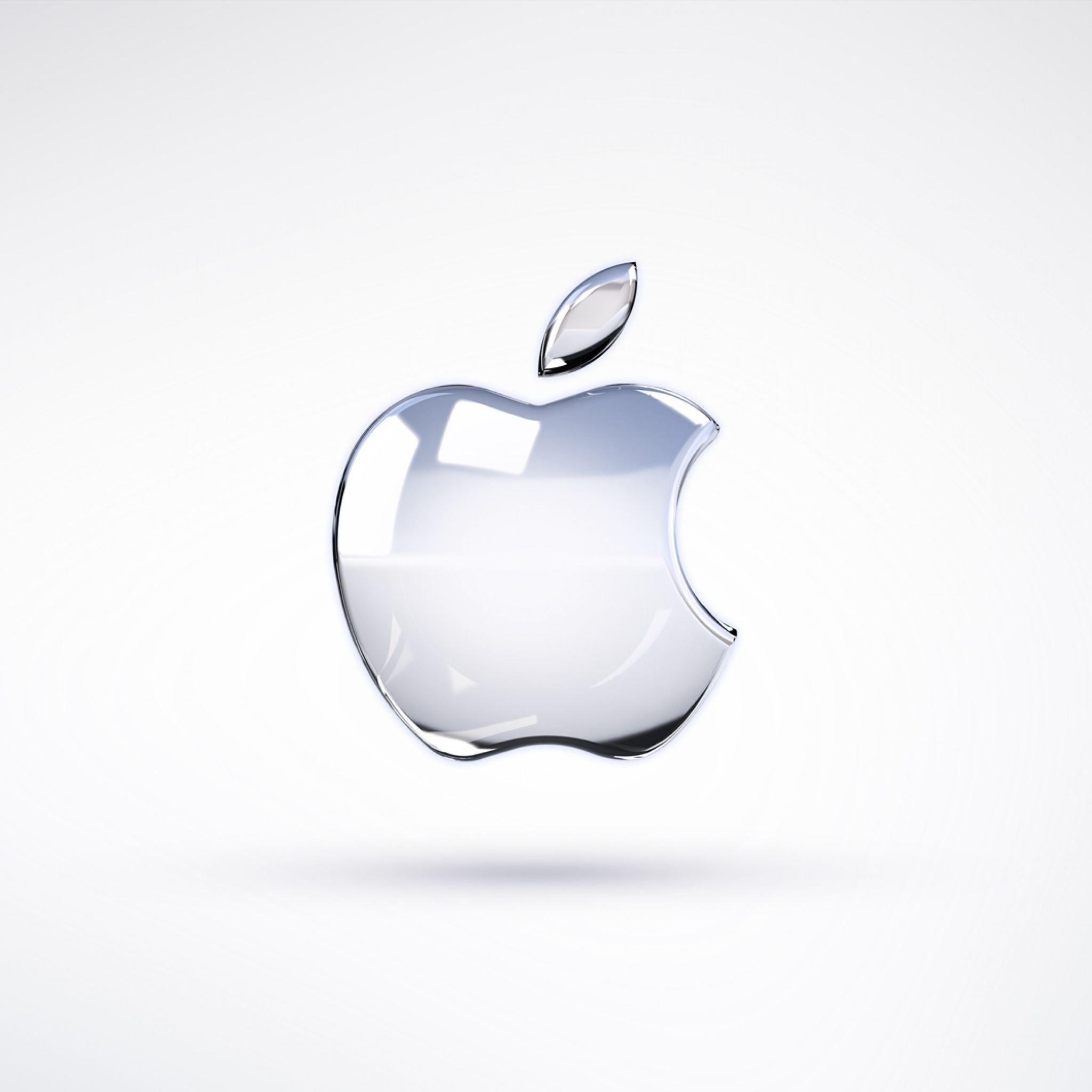 2048x2048 Apple Logo Glass iPad Air Wallpaper Free Download