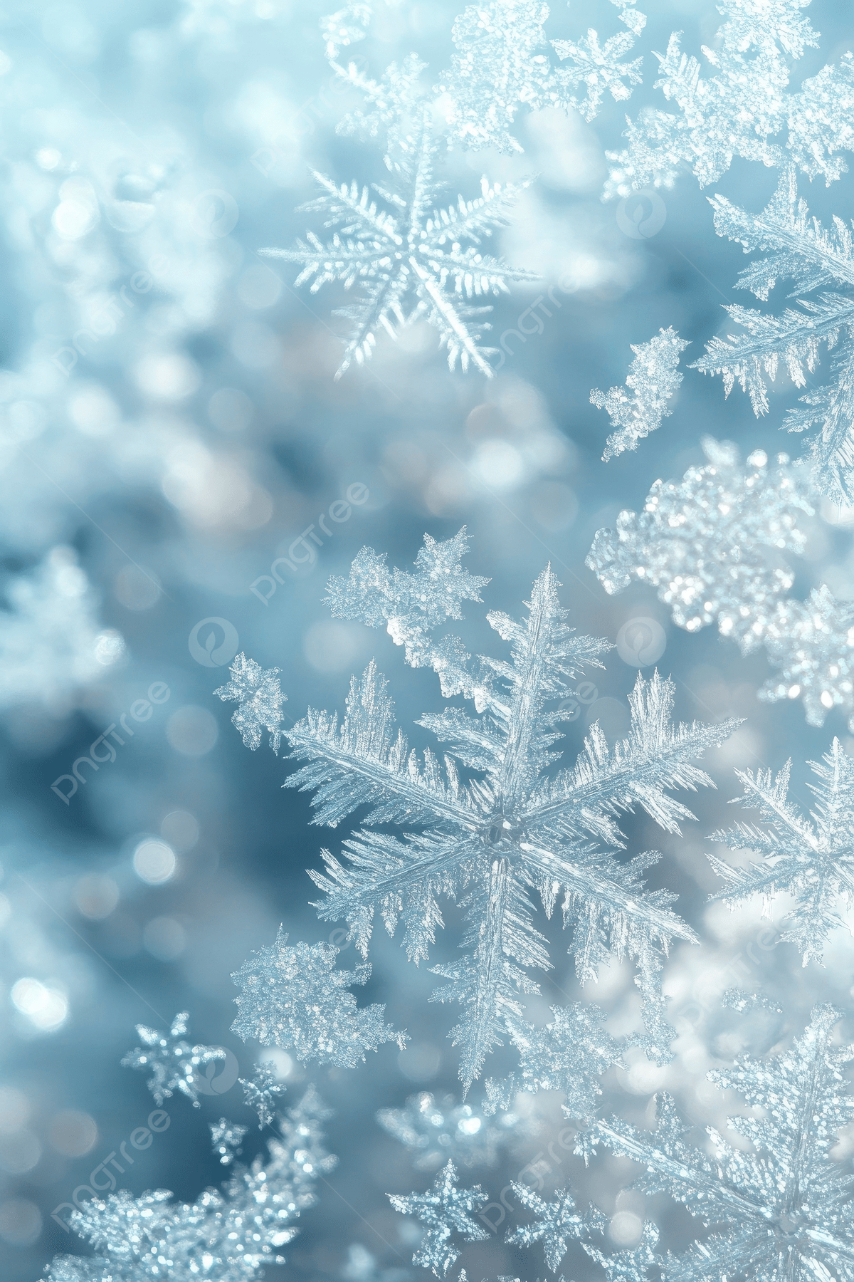 1200x1800 Winter Snowflake And Frost On Glass Light Blue White Colors Blurred Background Or Christmas Concept Wallpaper Image For Free Download