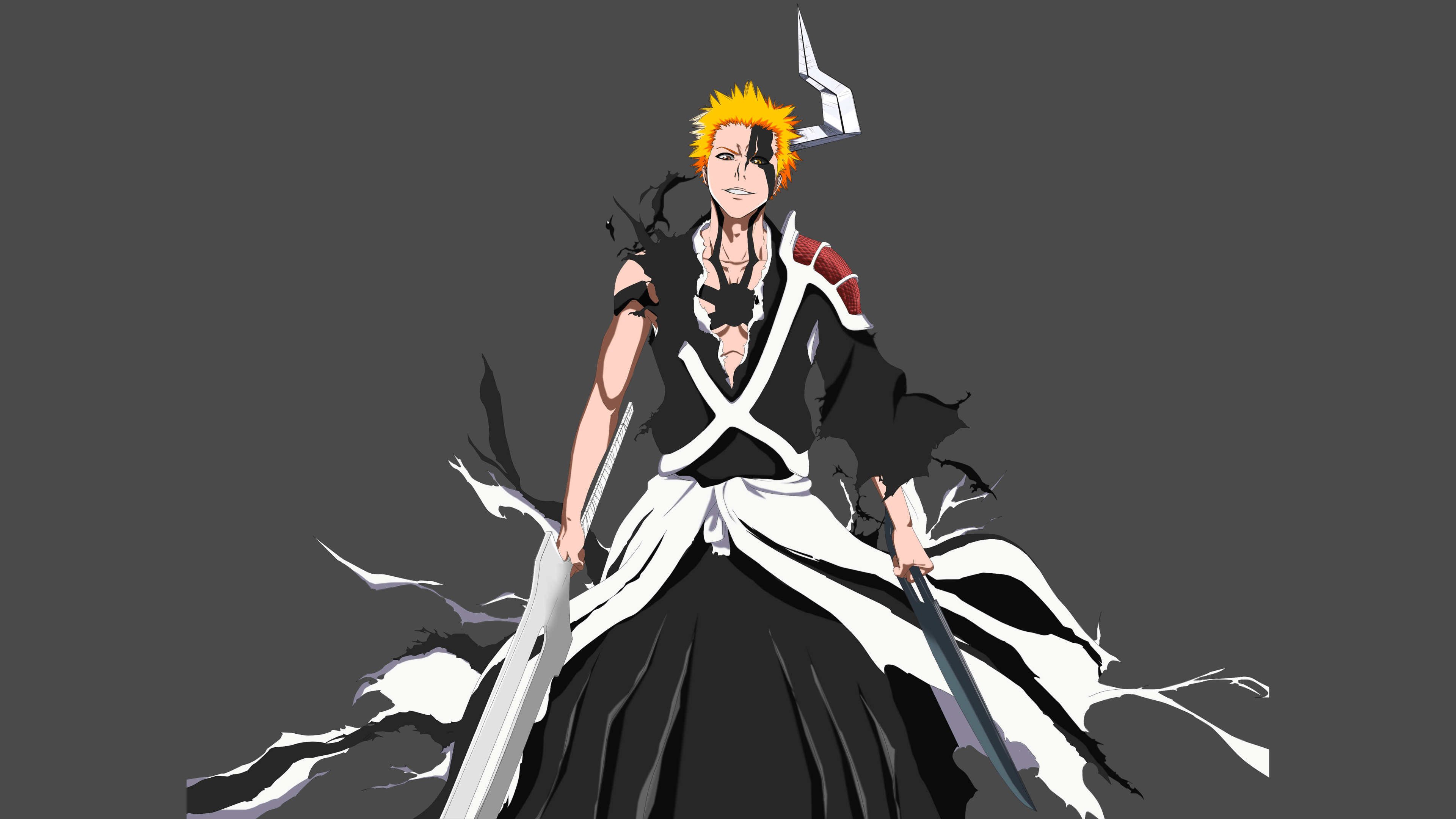 3840x2160 Ichigo Kurosaki Wallpaper 4K, Horn of Salvation