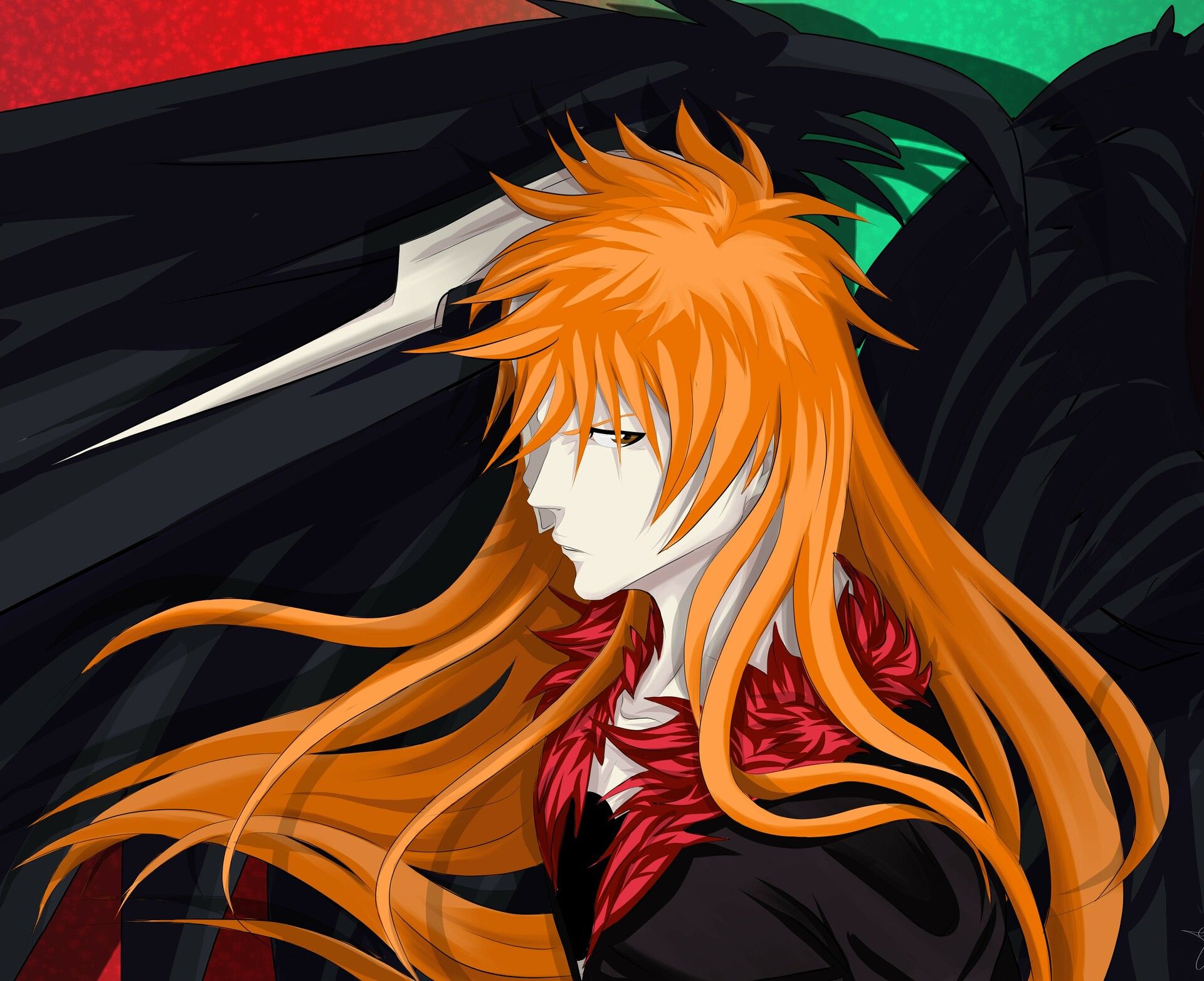 1920x1564 ichigo and ulquiorra