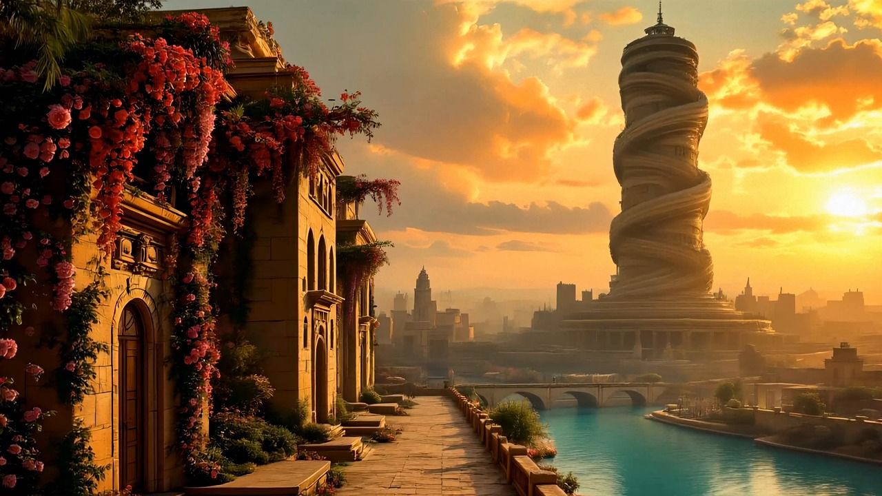 1280x720 Babylon, Ancient, Architecture