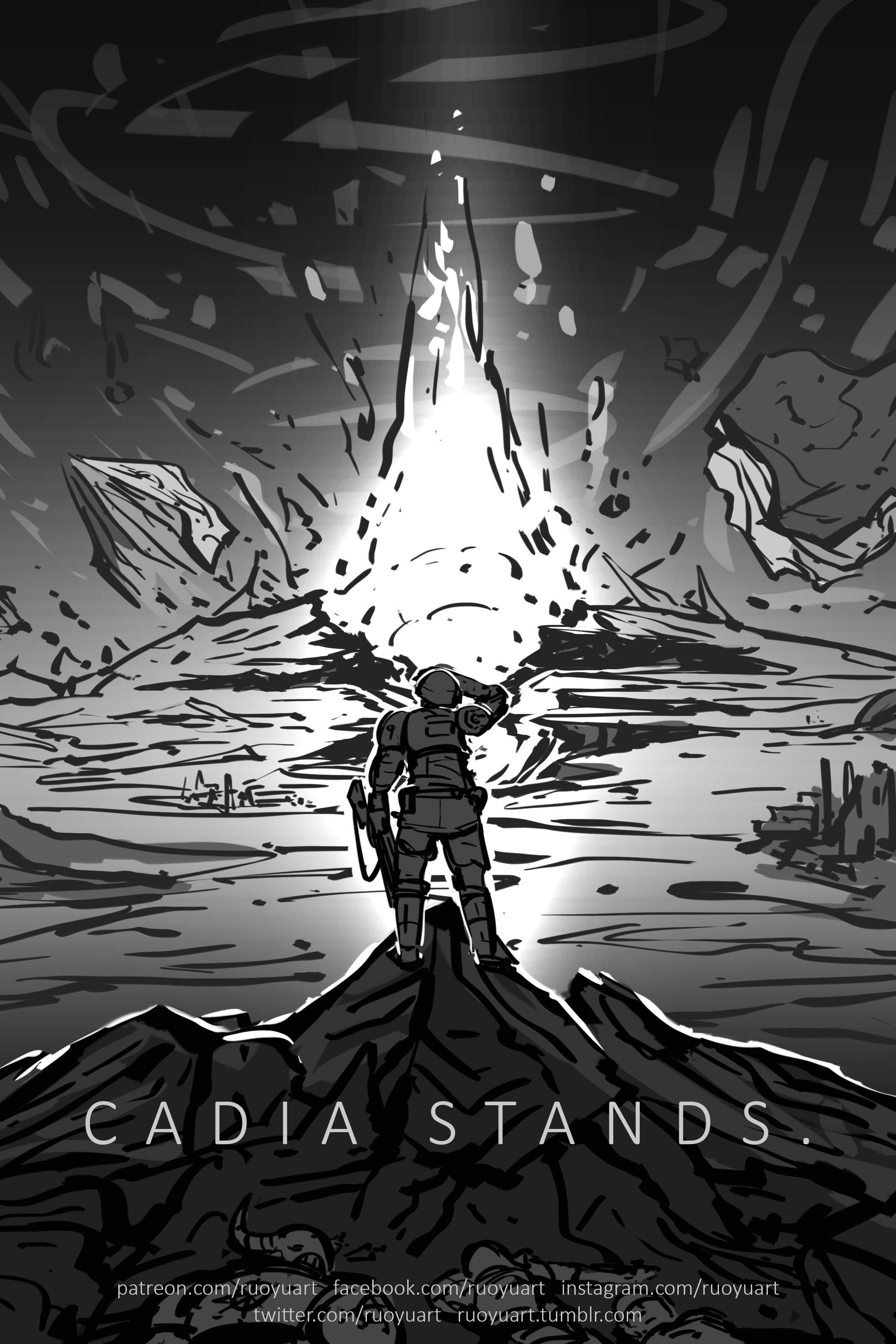 2000x3000 Did a quick sketch today. Cadia stands!