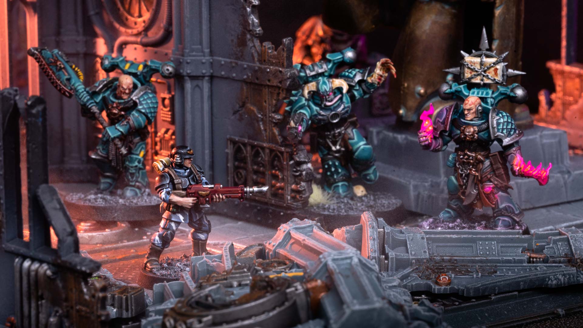 1920x1080 Showcase: Astra Militarum Cadian Shock Trooper Tale of Painters