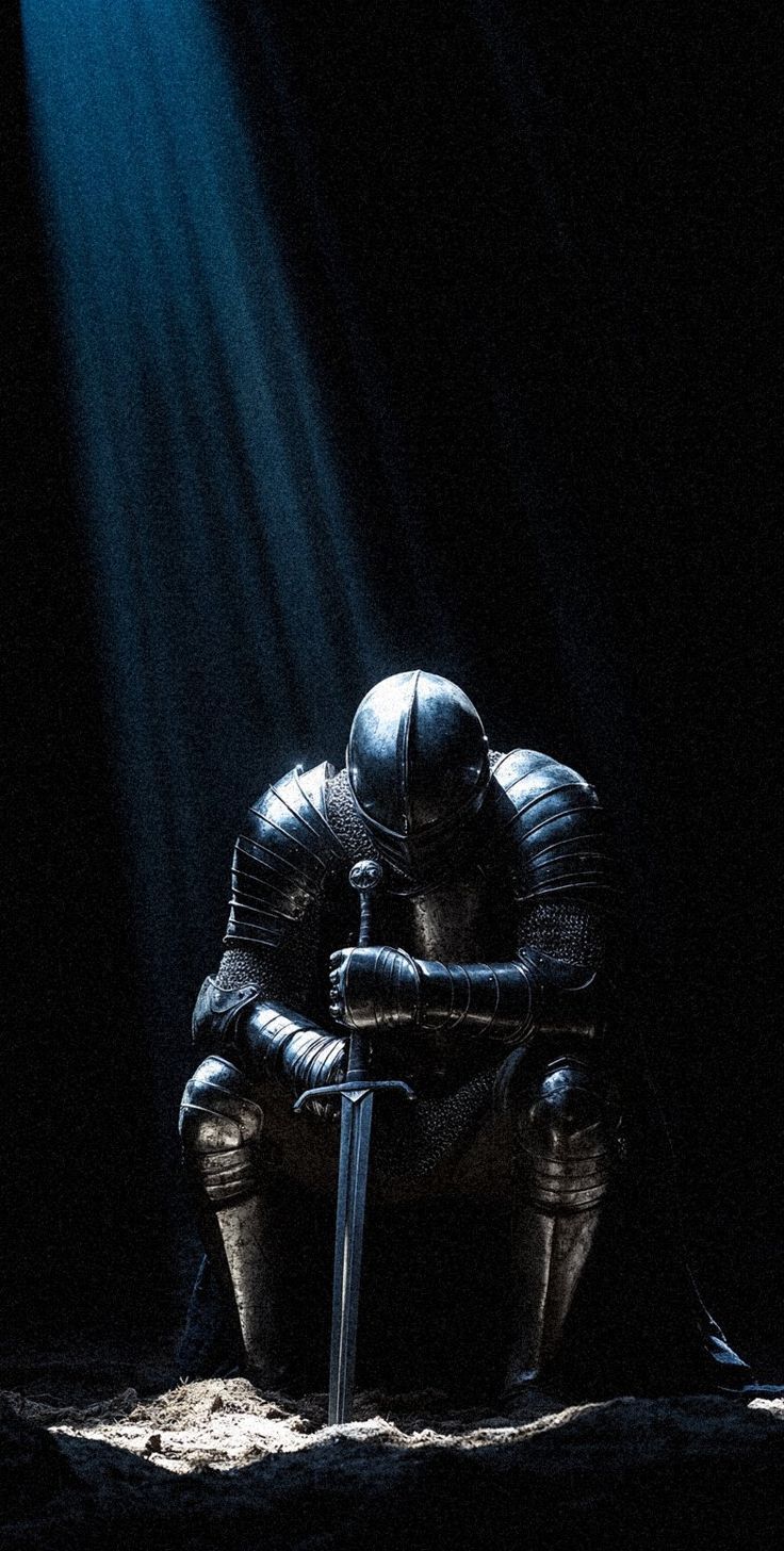 736x1456 Knight medieval wallpaper. The knight wallpaper, Knight black wallpaper, Knight of god