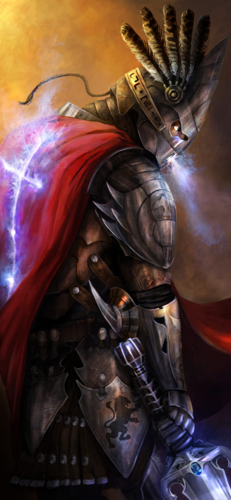 800x1733 Holy Warrior, cross, crucifix, holy, night, warrior, HD phone wallpaper