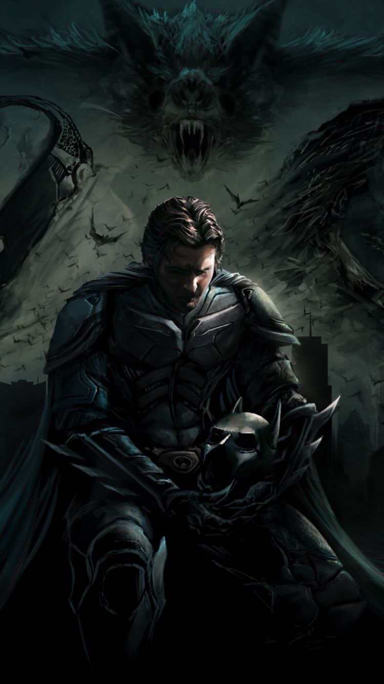 750x1334 Phone wallpaper: Christian Bale, Movie, The Dark Knight Trilogy, Batman 1184043