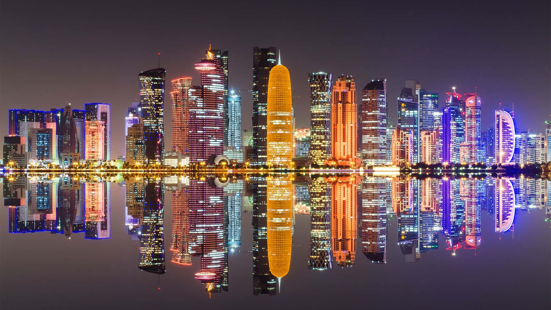 1920x1080 Download Doha, Qatar's modern capital city Picture