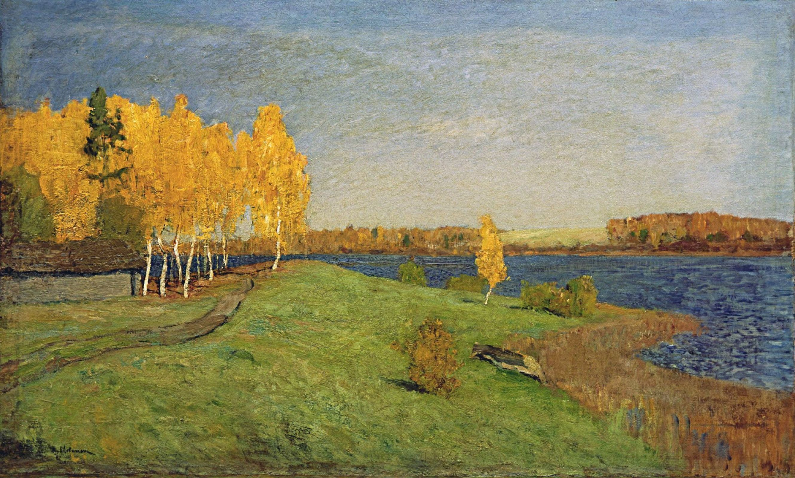 2661x1600 Golden autumn (1896)