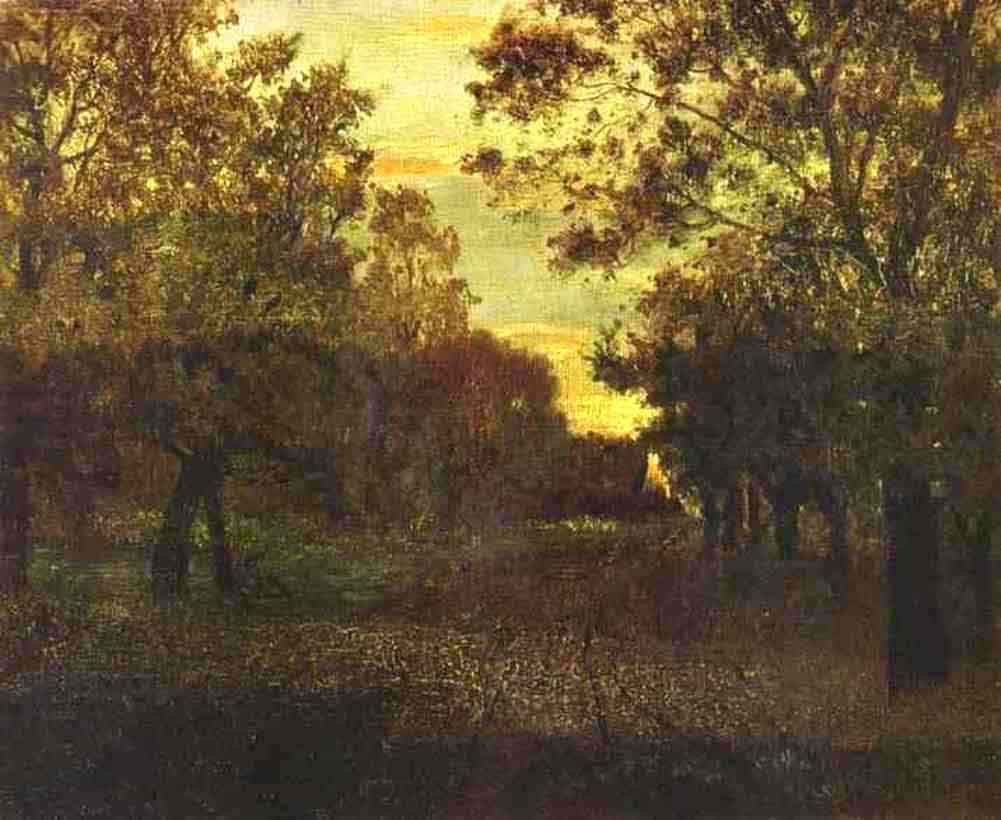 1001x820 Road In A Wood By Isaac Levitan