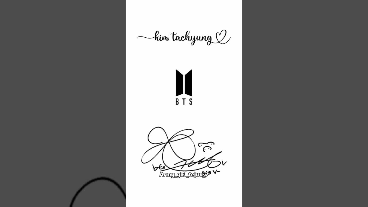 1280x720 BTS members signatures ✍️