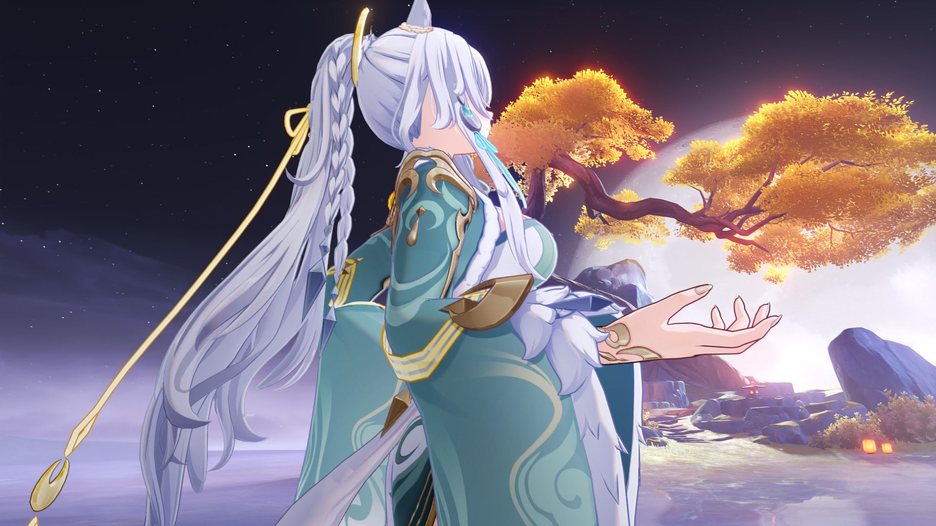 1920x1080 sunz's Zibai Mod for Genshin Impact