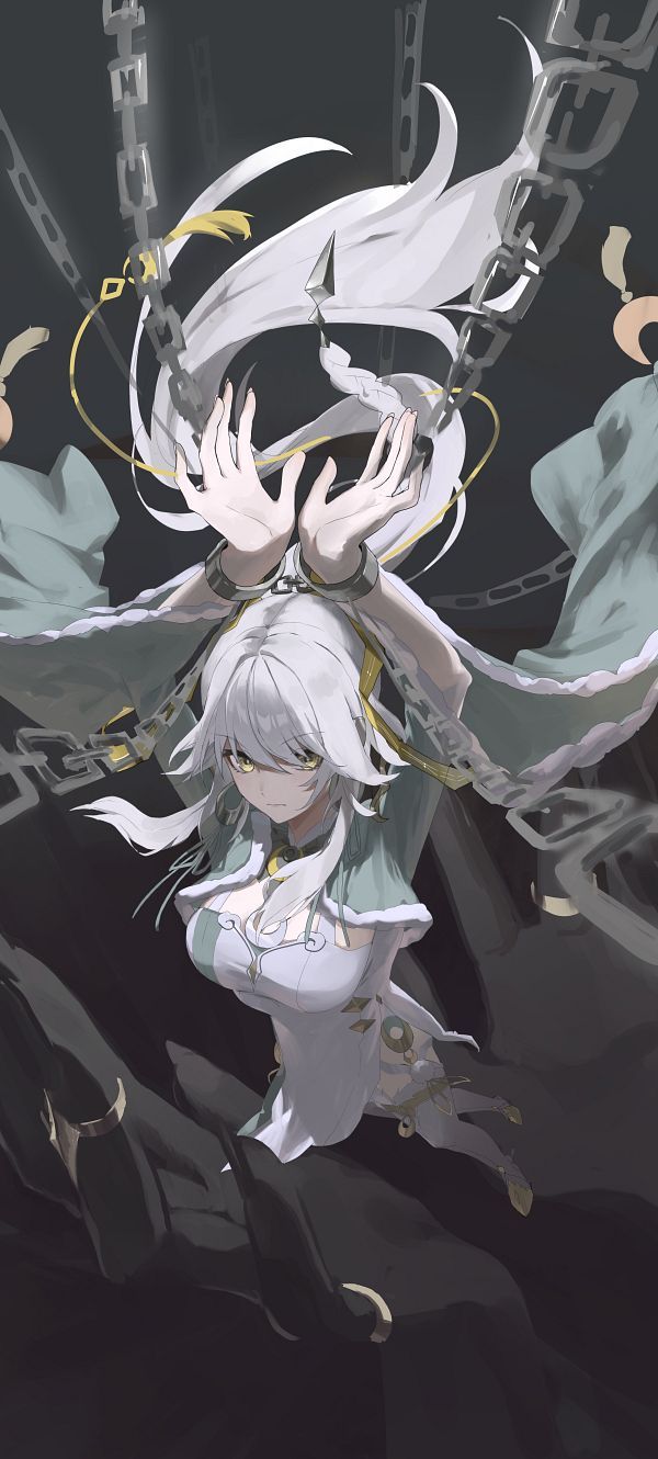 600x1330 Zibai Impact Wallpaper by Nio (Om_Rm1101) Anime Image Board