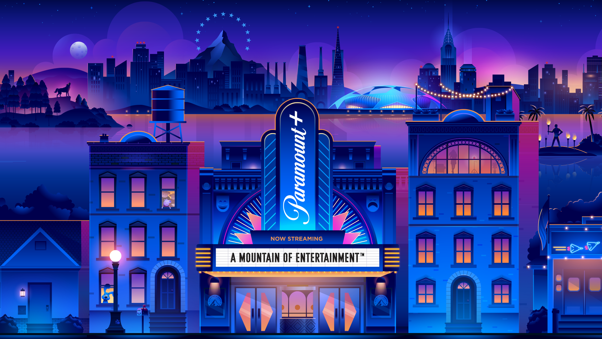 1920x1080 Paramount+ Launches Custom Roku City Neighborhood
