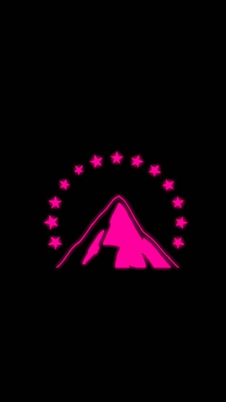 736x1308 Neon Pink Paramount + (plus) Icon