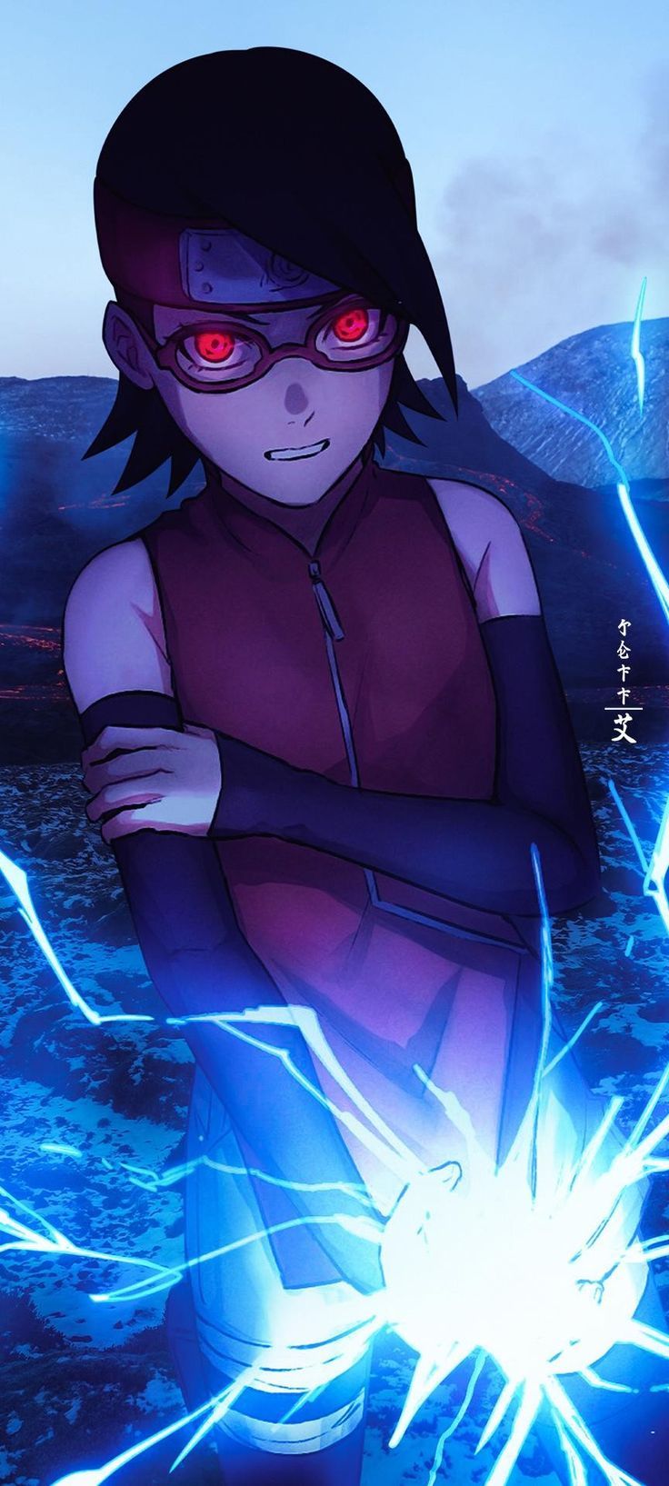 736x1635 Sarada Uchiha. Anime Hintergrundbild, Naruto Shippuden Sasuke, Naruto Wallpaper