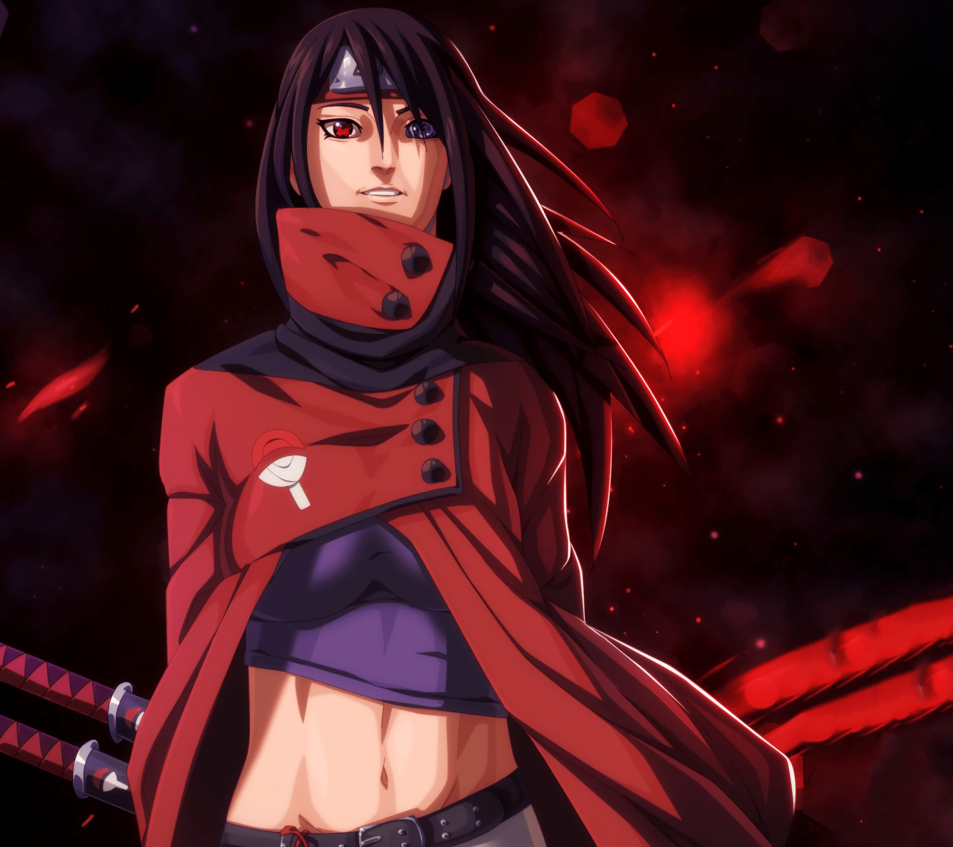1920x1705 Sarada Uchiha's Rinnegan & Sharingan Power. Boruto Anime HD Wallpaper