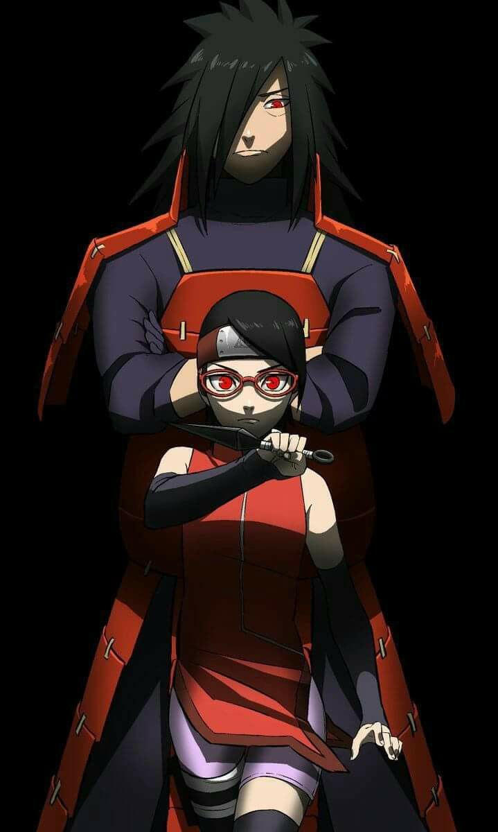 719x1200 Madara and Sarada Uchiha Wallpaper ♥♥♥ #Clan #Sharingan. Ghost of uchiha wallpaper, Uchiha