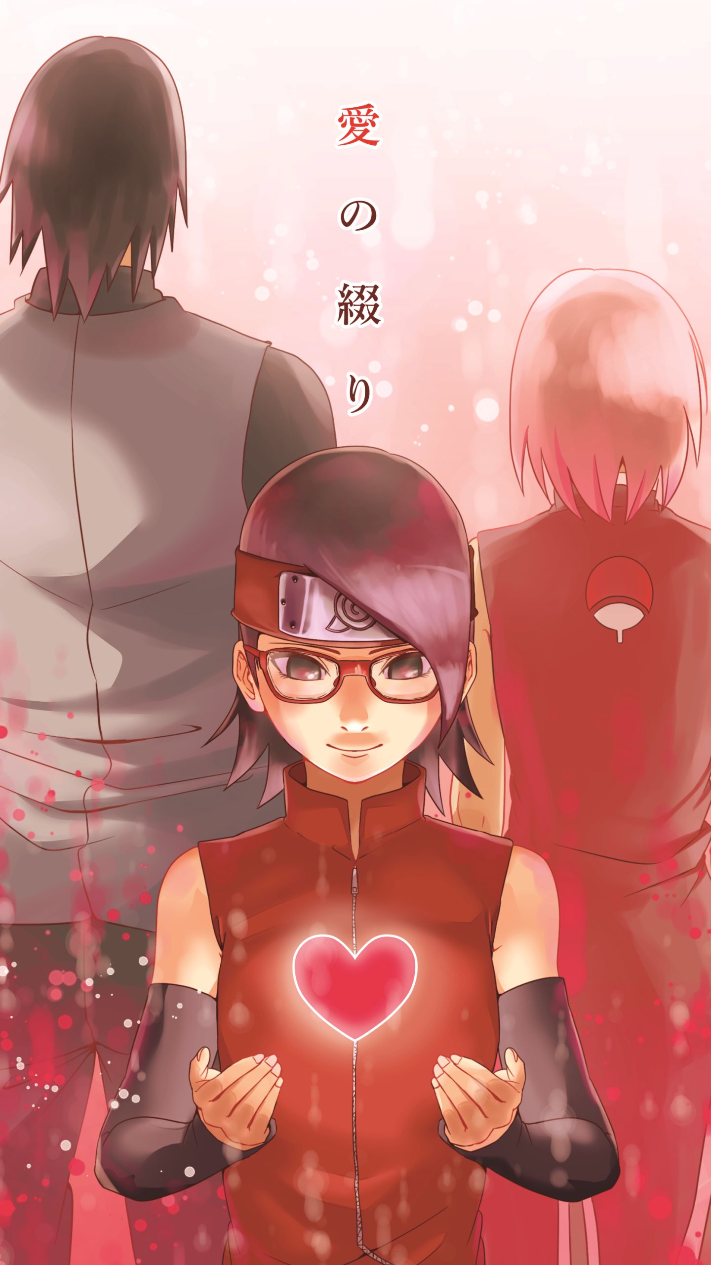 1440x2560 Phone wallpaper: Sarada Uchiha, Sasuke Uchiha, Anime, Boruto: Naruto The Movie, Sakura Haruno, Naruto 1107550