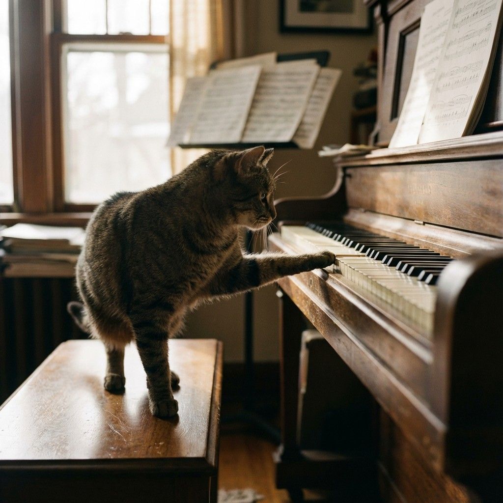 1024x1024 Download Cat Typing Keyboard Image, Keyboard, Typing